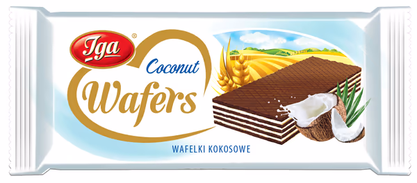 Wafelki kokoswe 45g