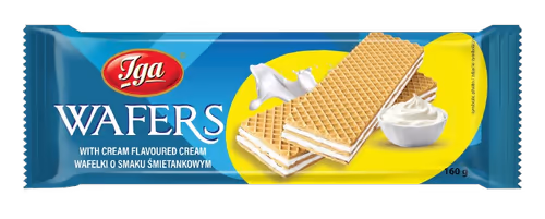 Wafelki śmietankowe 160g